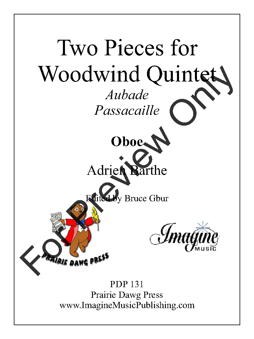 Two Pieces for Woodwind Quintet