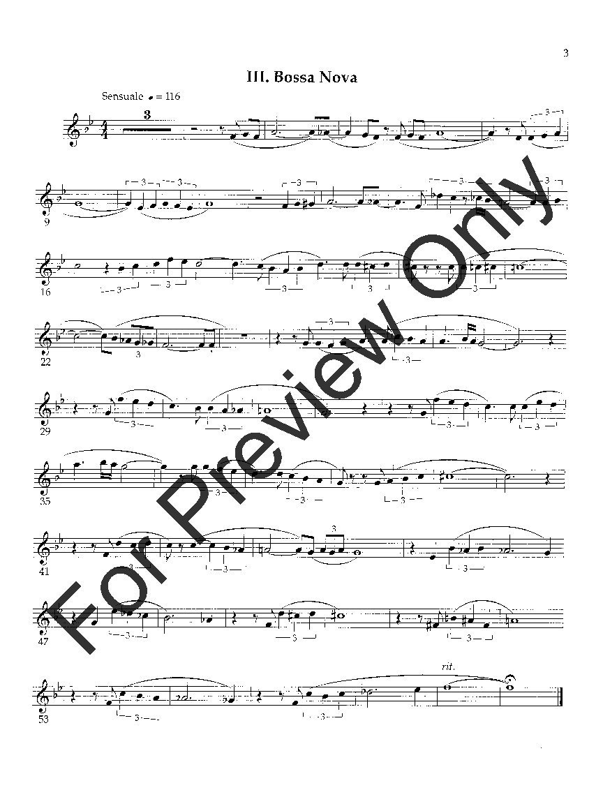 Four Latin Dances, Op. 14 Oboe Solo with Piano