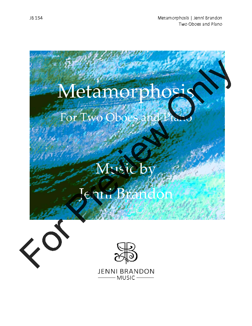 Metamorphosis Oboe Duet with Piano