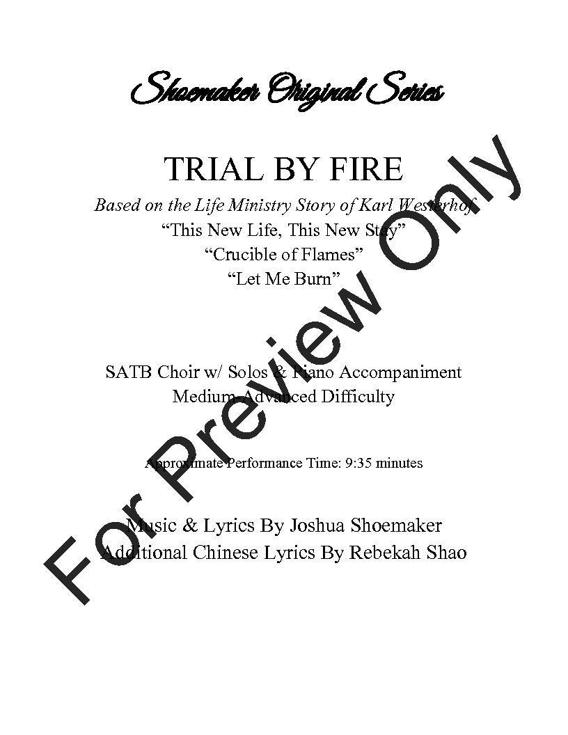 Trial By Fire P.O.D.