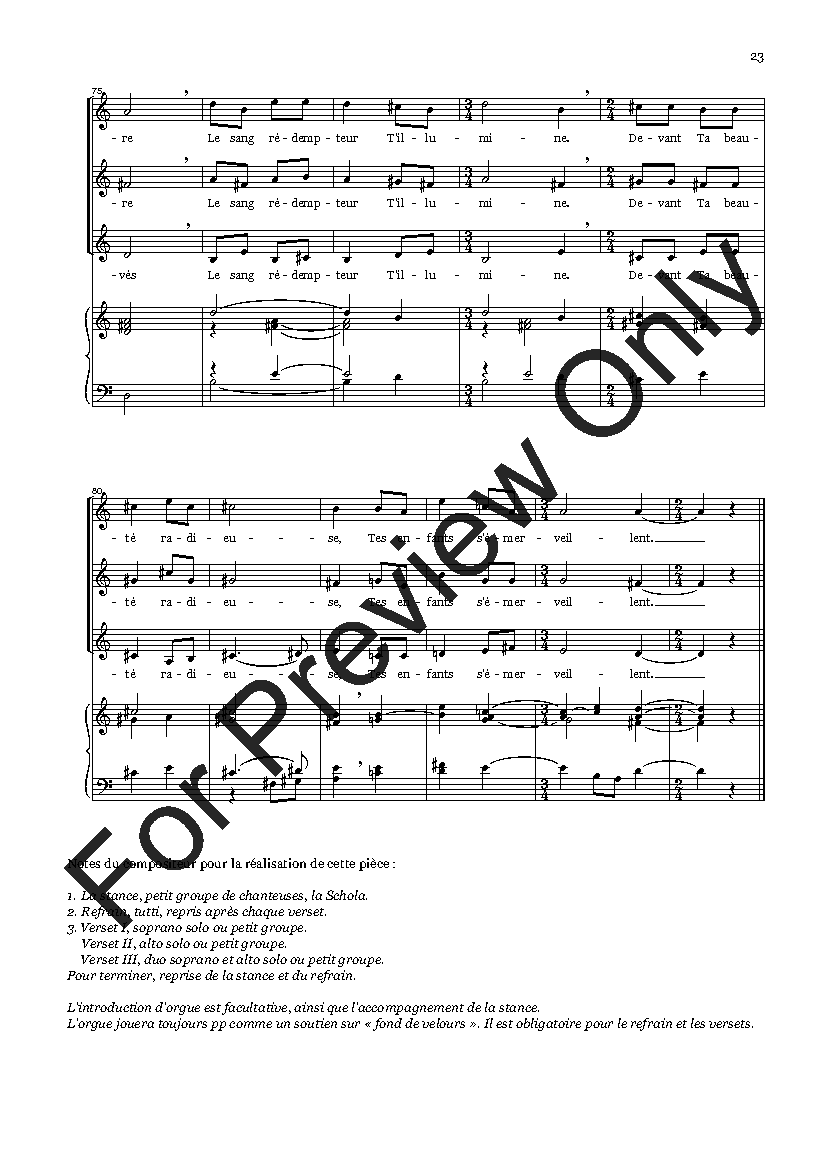 9 hymnes pour l'abbaye de Chambarand P.O.D.