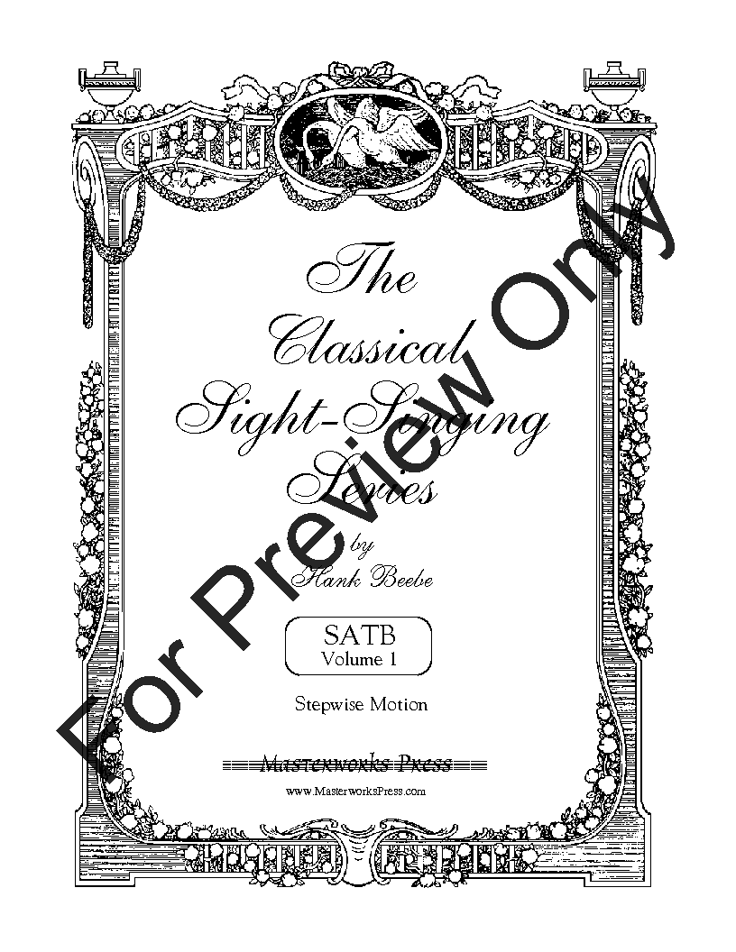 The Classical Sight-Singing Series SATB Vol. 1 Reproducible PDF Download