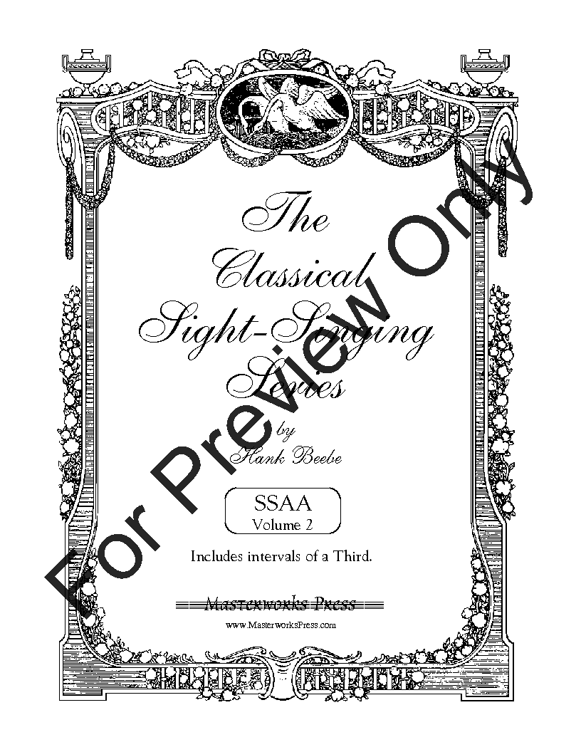The Classical Sight-Singing Series SSAA Vol. 2 Reproducible PDF Download