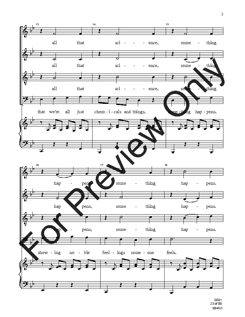 Easy Sight-Singing with Words SATB Reproducible PDF Download