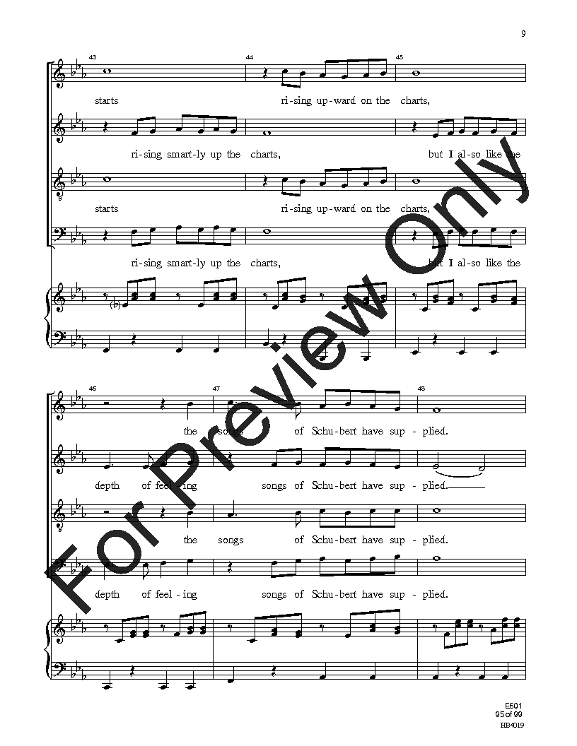 Easy Sight-Singing with Words SATB Reproducible PDF Download