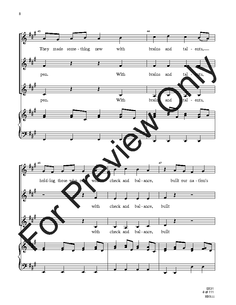 Easy Sight-Singing with Words SSA Reproducible PDF Download