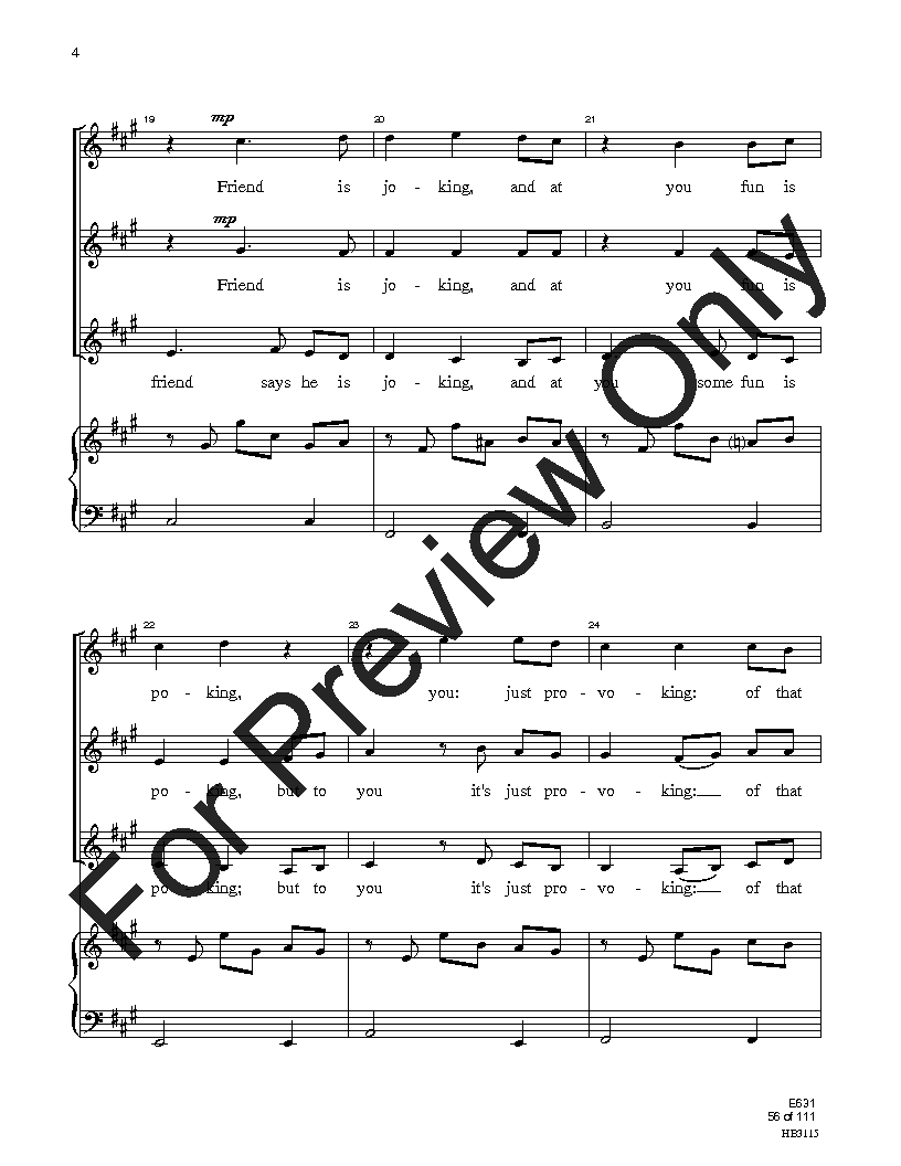 Easy Sight-Singing with Words SSA Reproducible PDF Download