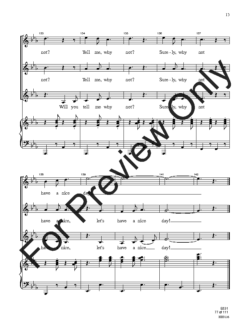 Easy Sight-Singing with Words SSA Reproducible PDF Download