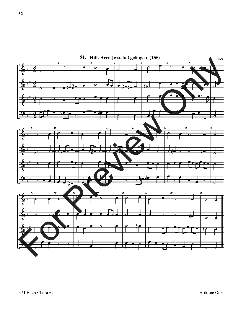 371 Bach Chorales SATB Vol. 1 Reproducible PDF Download