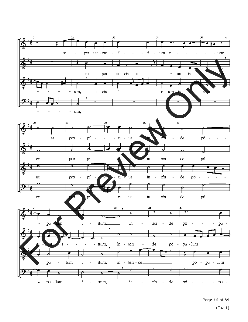 The Palestrina Motets SATB Performance Edition Vol. 1 Reproducible PDF Download