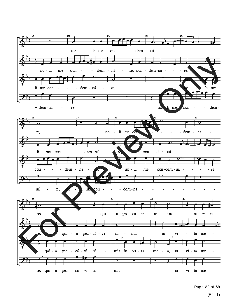 The Palestrina Motets SATB Performance Edition Vol. 1 Reproducible PDF Download