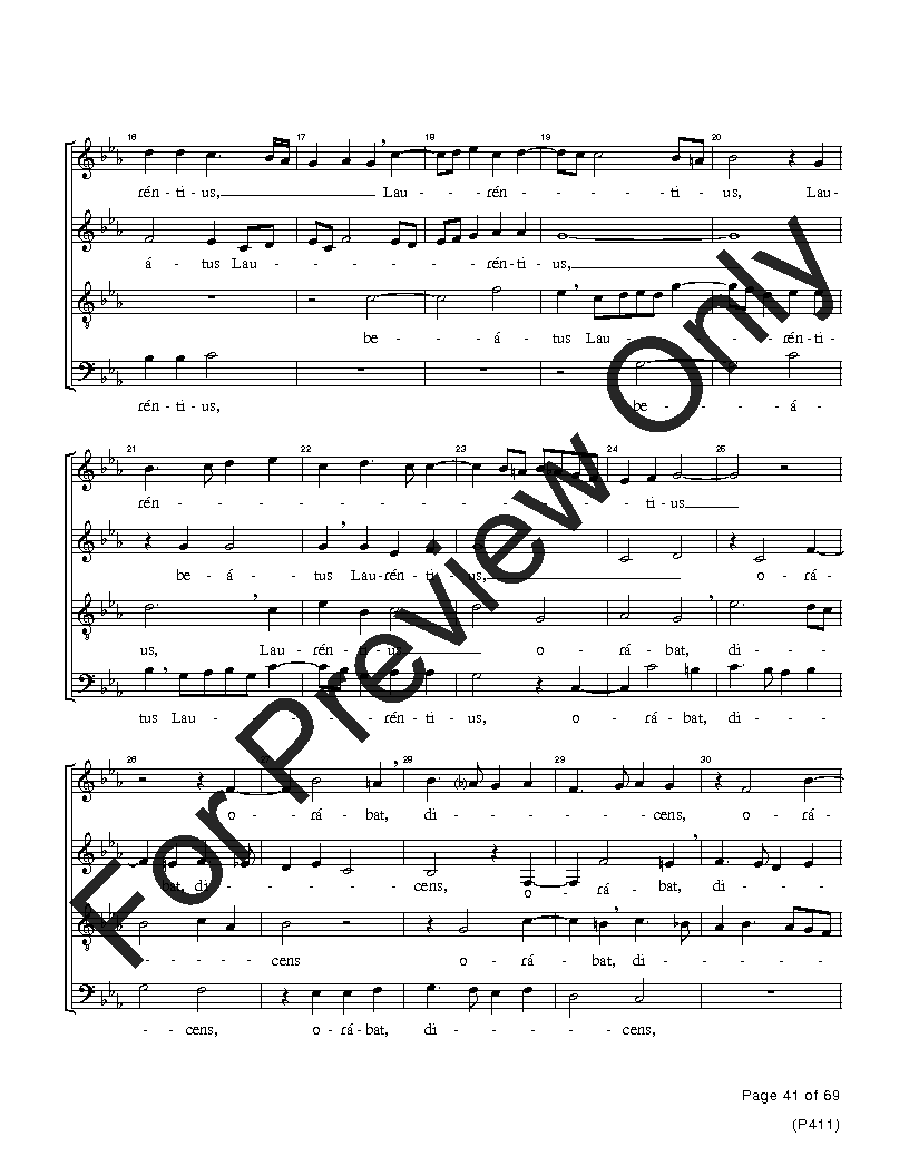 The Palestrina Motets SATB Performance Edition Vol. 1 Reproducible PDF Download