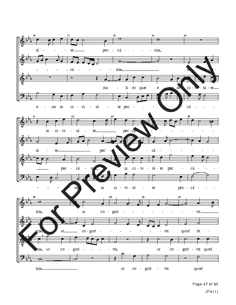 The Palestrina Motets SATB Performance Edition Vol. 1 Reproducible PDF Download