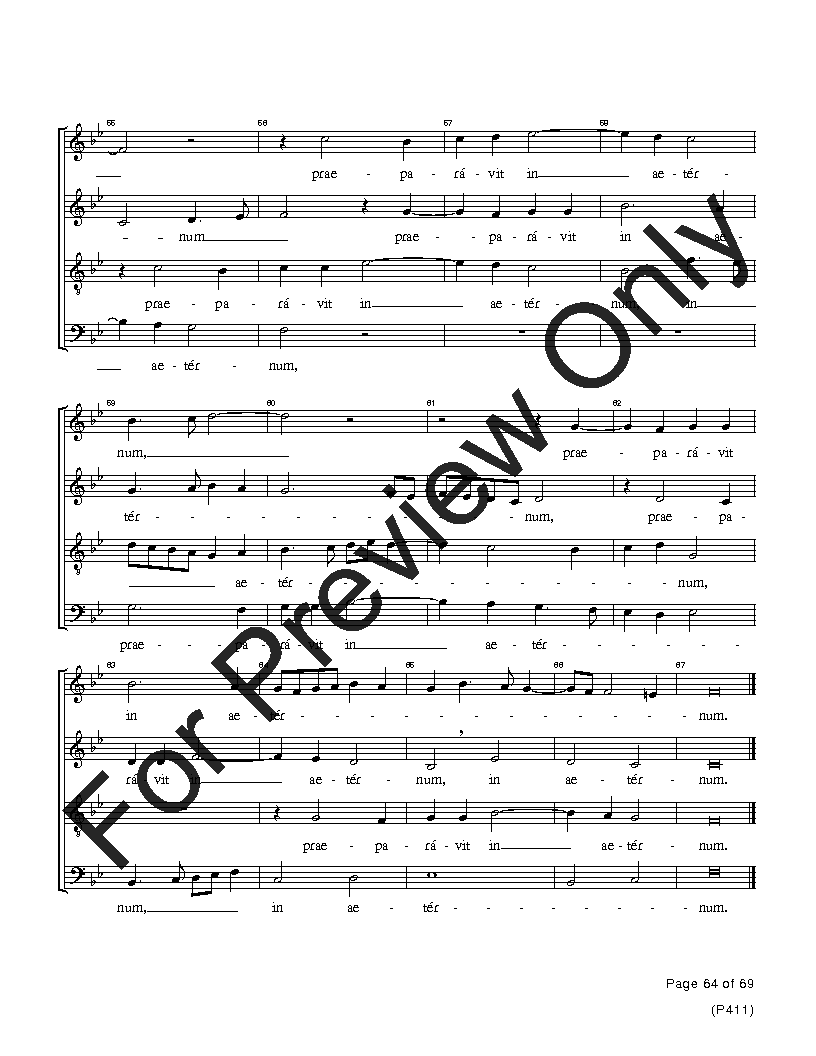 The Palestrina Motets SATB Performance Edition Vol. 1 Reproducible PDF Download