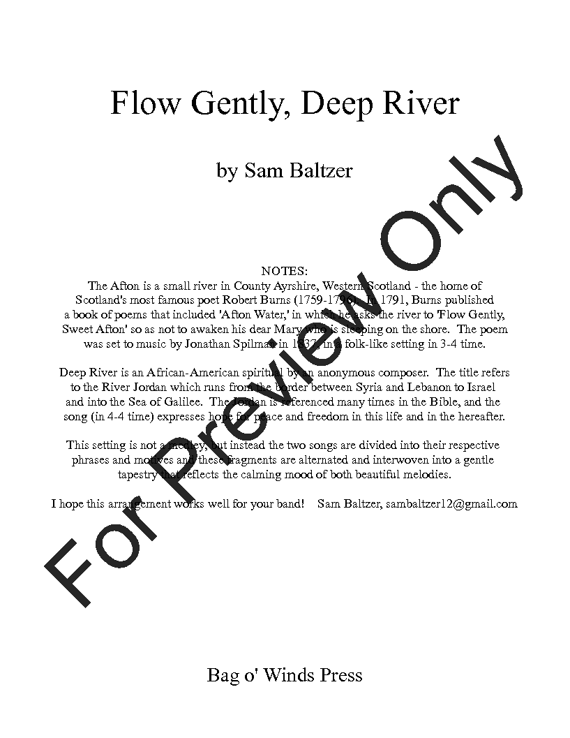 Flow Gently, Deep River P.O.D.