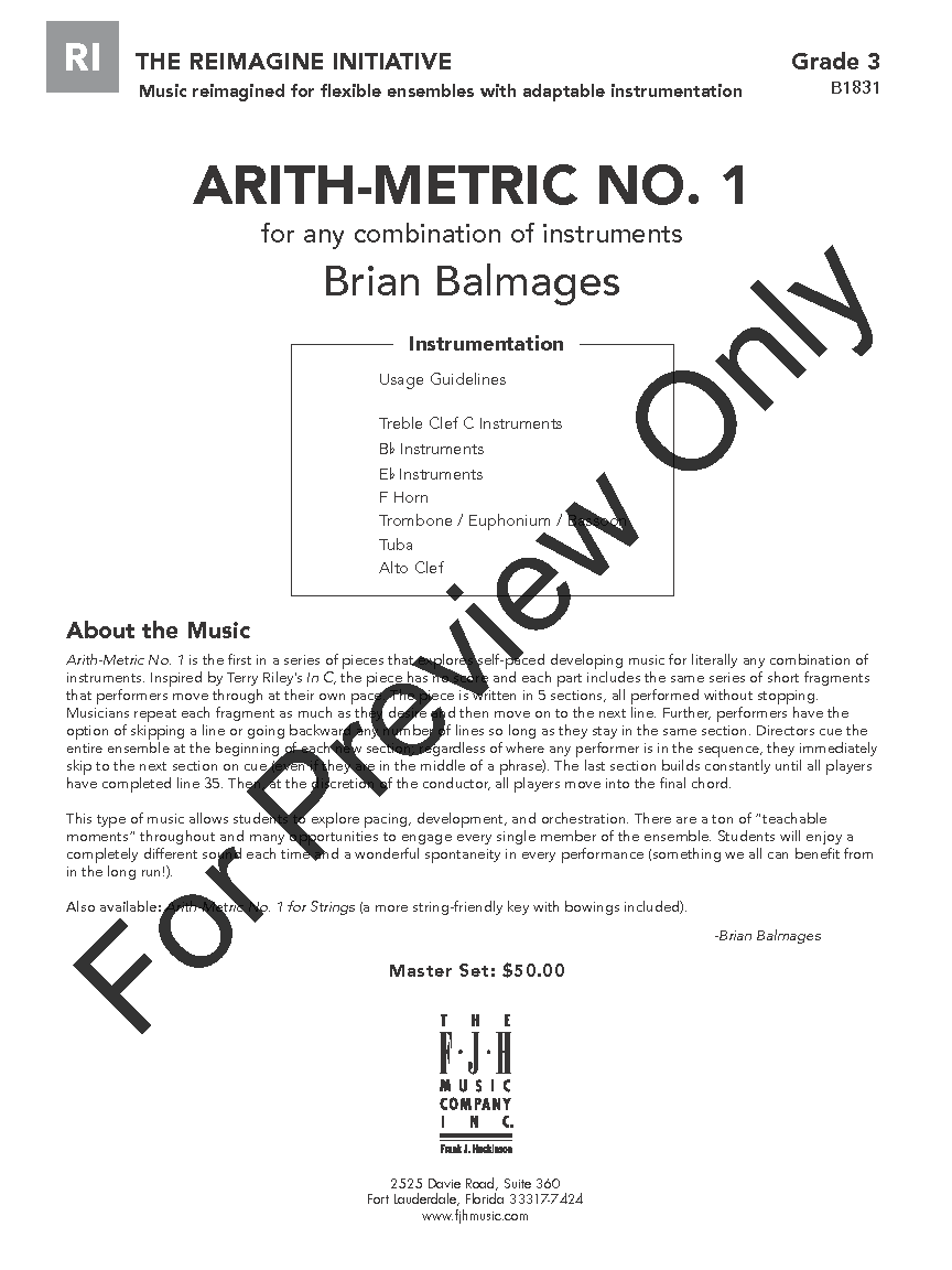 Arith-Metric No. 1 Full Flex Band