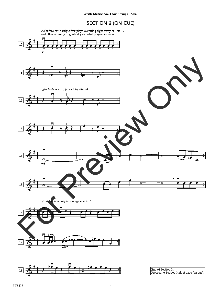 Arith-Metric No. 1 for Strings Full Flex