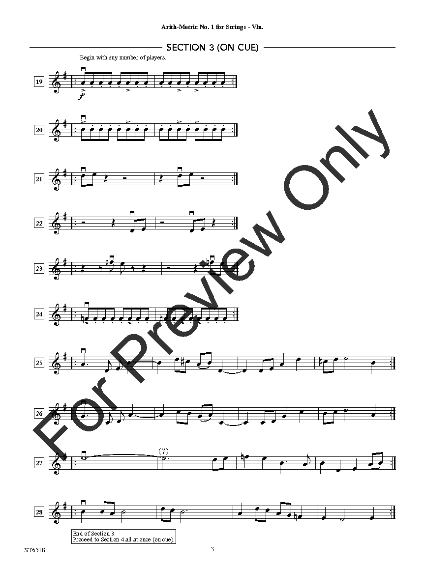 Arith-Metric No. 1 for Strings Full Flex