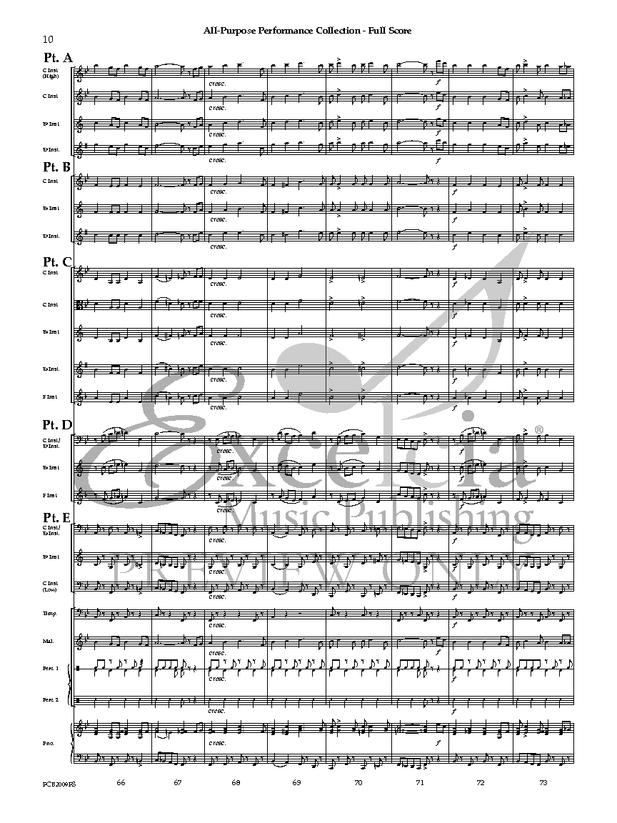 All-Purpose Performance Collection Flexible Concert Band