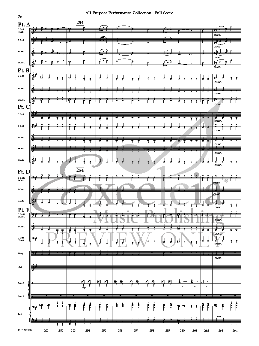 All-Purpose Performance Collection Flexible Concert Band