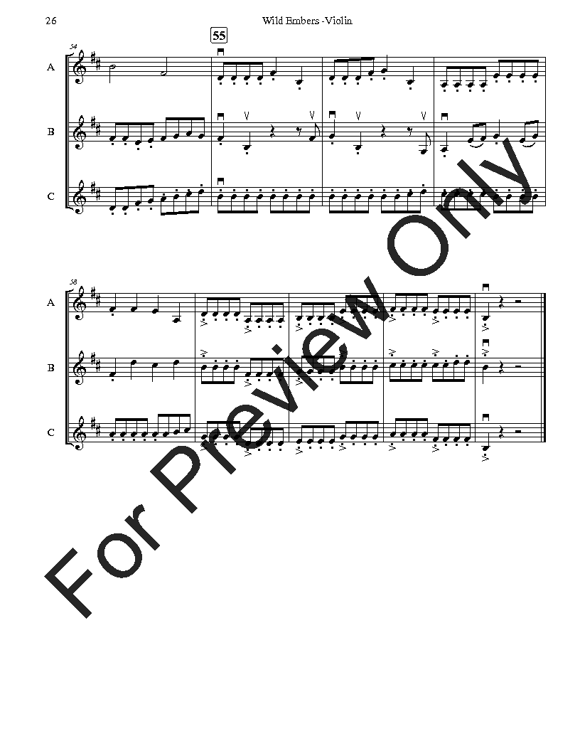 12 Trios for Strings P.O.D.