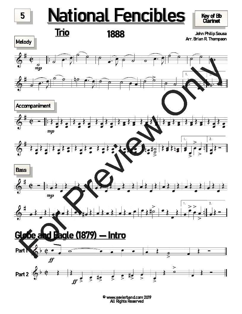 Progressive Musial Studies: Sousa Grade 2 - 3 P.O.D.