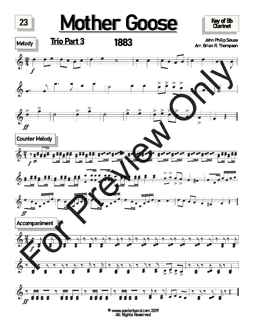 Progressive Musial Studies: Sousa Grade 2 - 3 P.O.D.