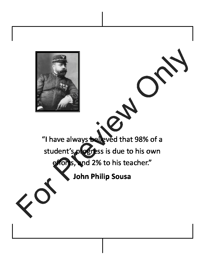 Progressive Musial Studies: Sousa Grade 2 - 3 P.O.D.