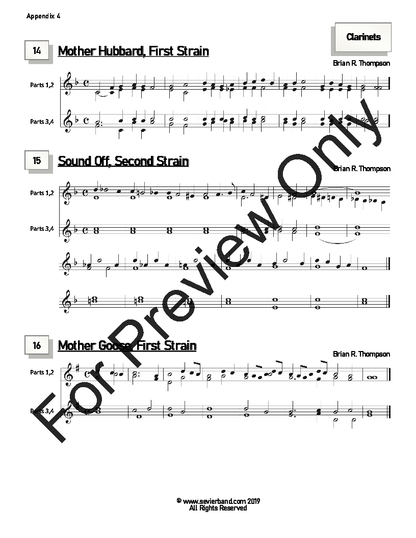 Progressive Musial Studies: Sousa Grade 2 - 3 P.O.D.