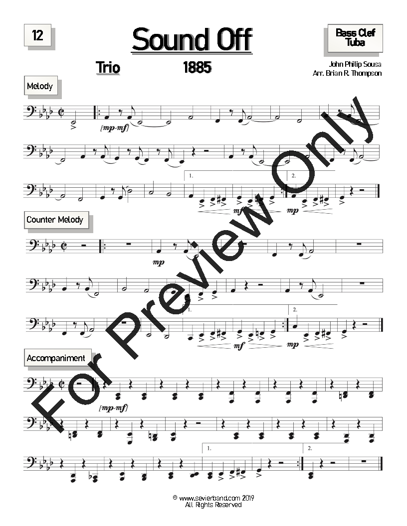 Progressive Musial Studies: Sousa Grade 2 - 3 P.O.D.