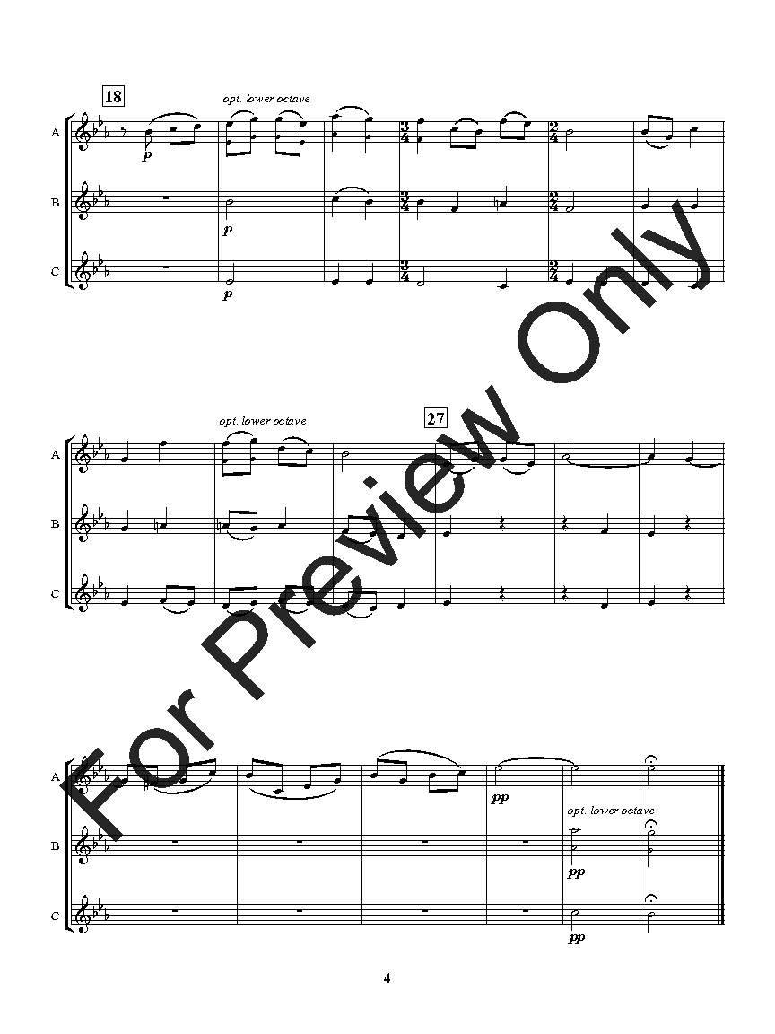 Flexible Favorites for Winds - Classics Horn in F Trio