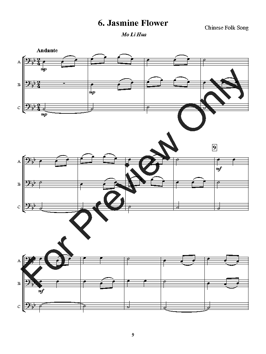 Flexible Favorites for Winds - Classics Trombone, Baritone BC, Tuba Trio