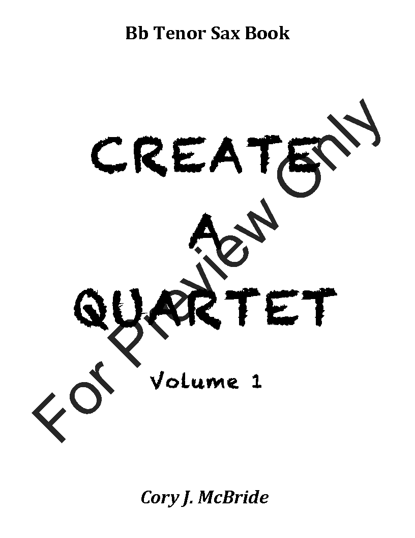 Create A Quartet, Volume 1 P.O.D.