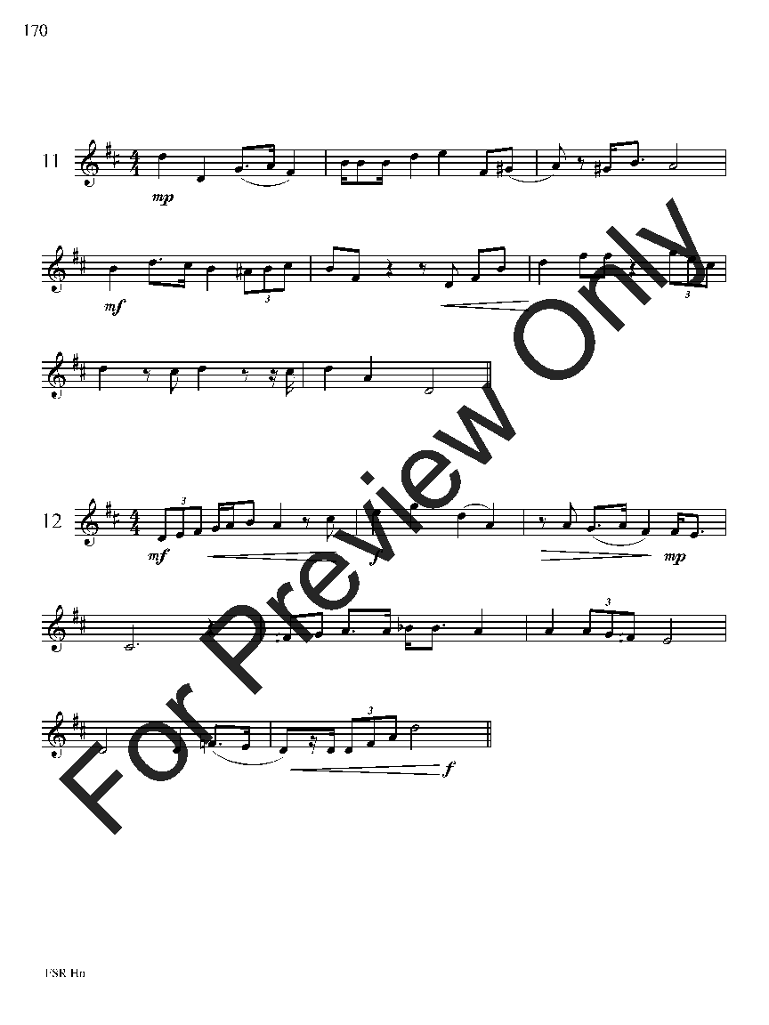 Festival Sight Reading: French Horn P.O.D.