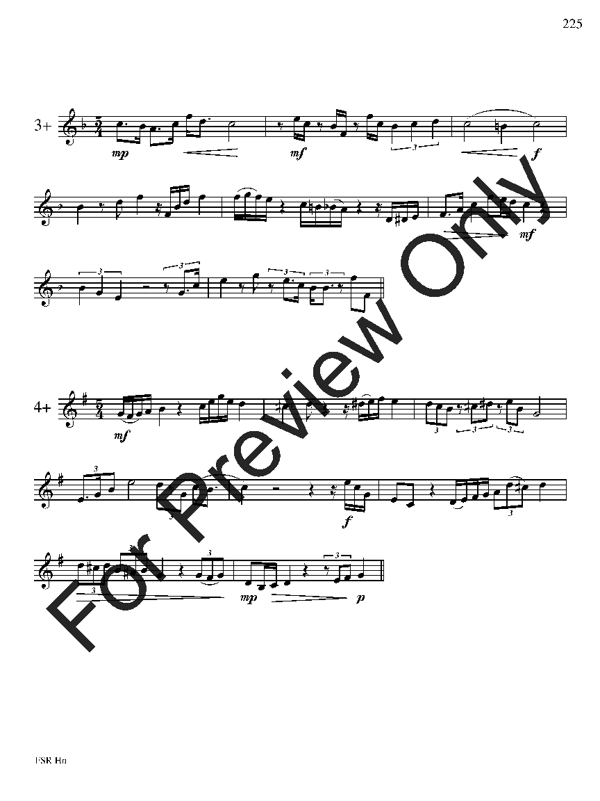 Festival Sight Reading: French Horn P.O.D.