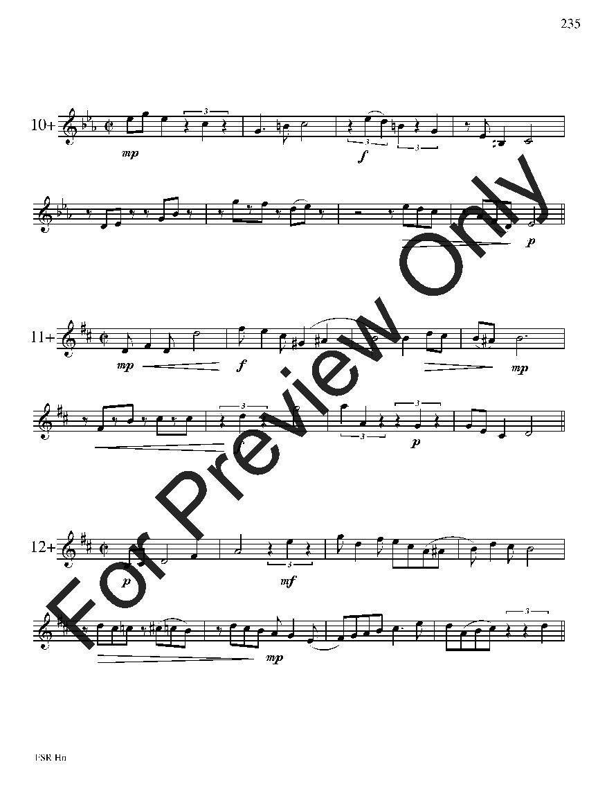 Festival Sight Reading: French Horn P.O.D.