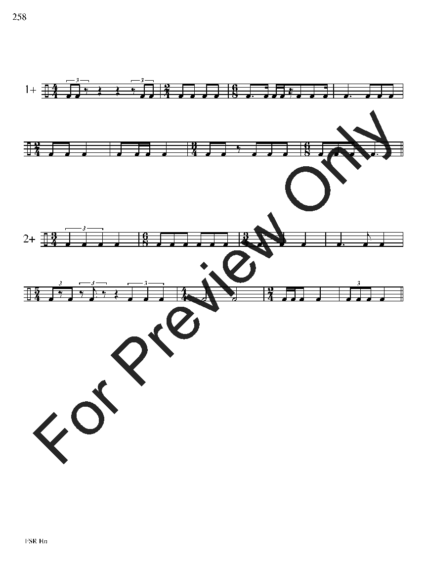 Festival Sight Reading: French Horn P.O.D.