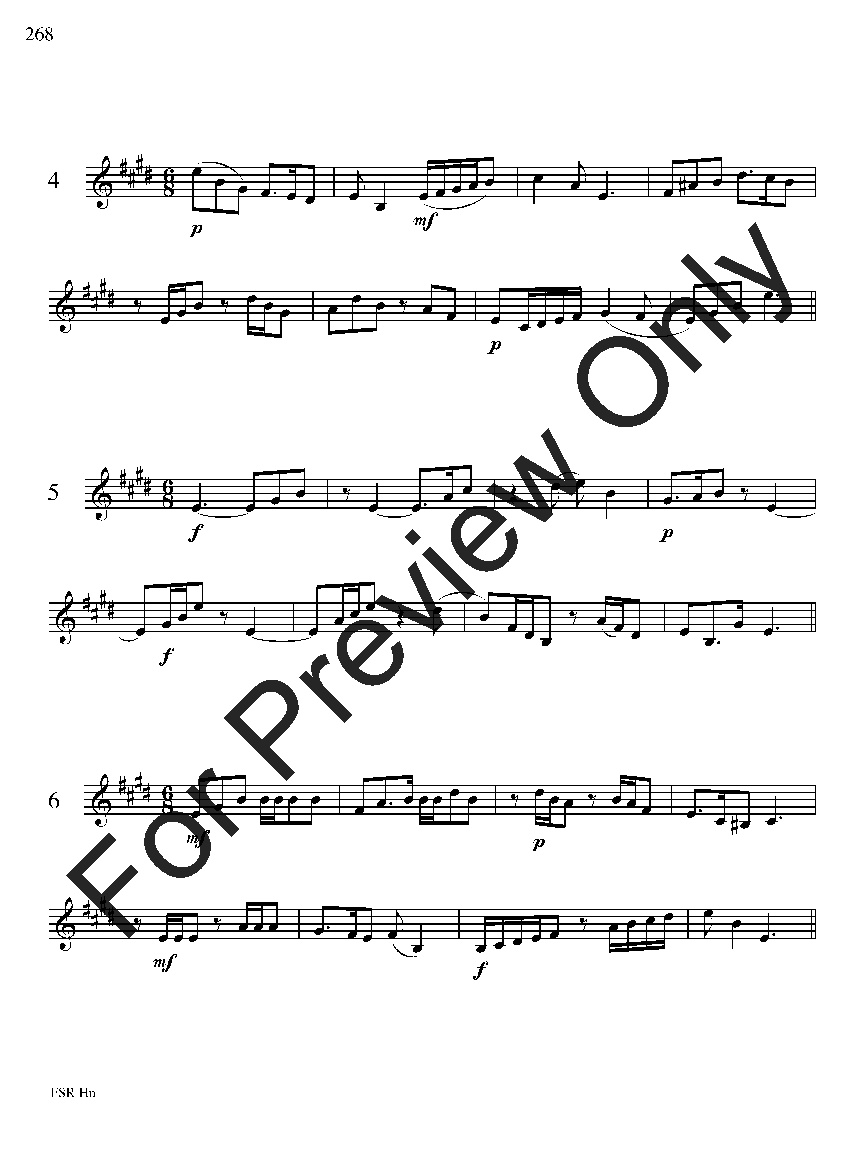 Festival Sight Reading: French Horn P.O.D.