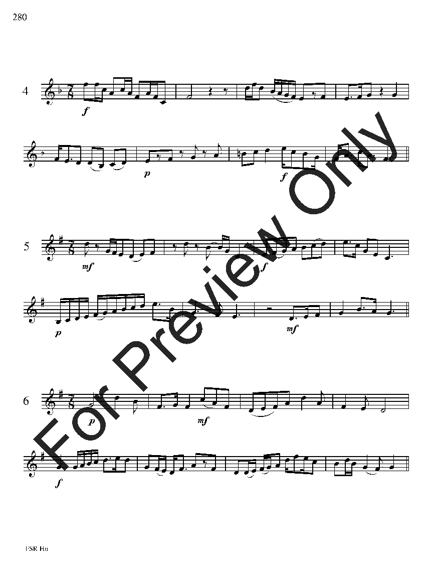 Festival Sight Reading: French Horn P.O.D.