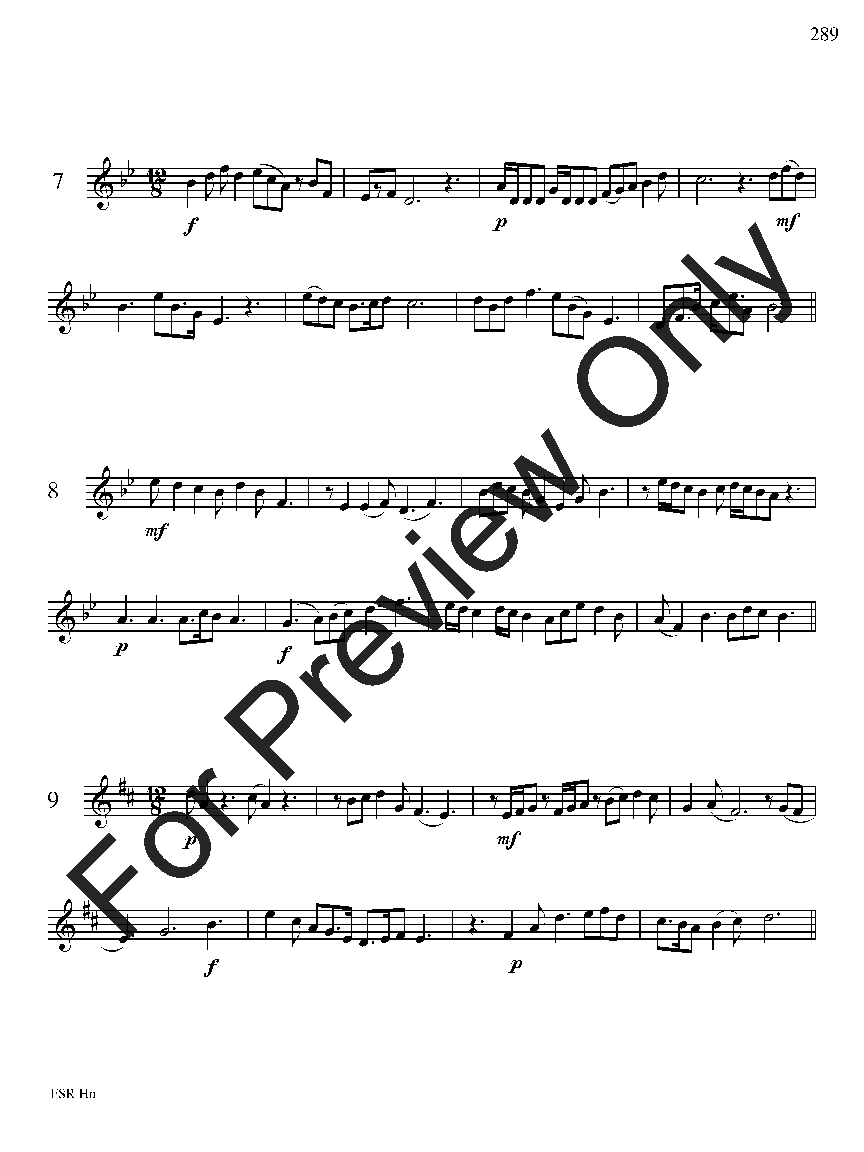 Festival Sight Reading: French Horn P.O.D.