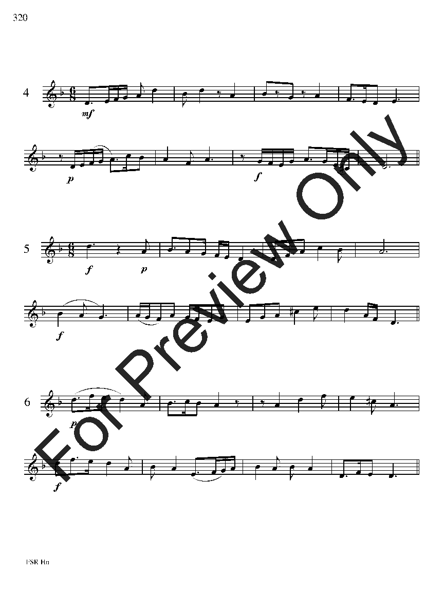 Festival Sight Reading: French Horn P.O.D.