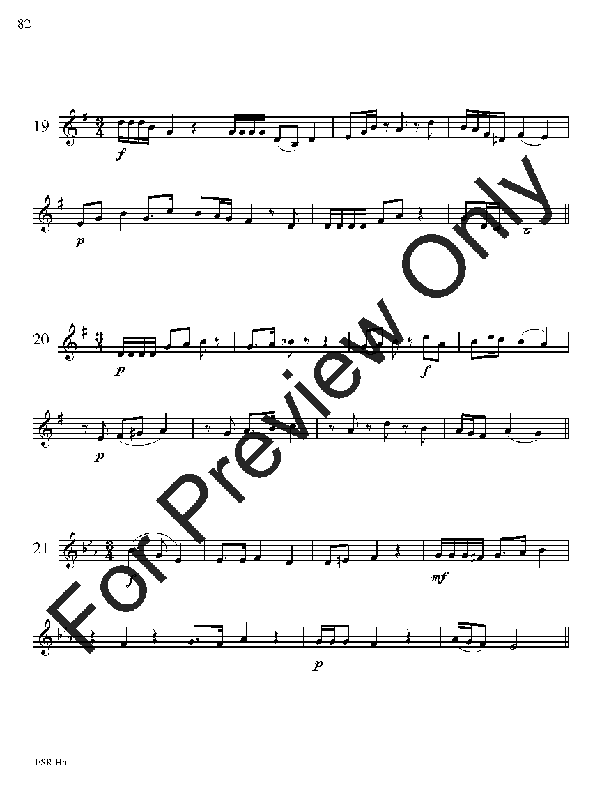 Festival Sight Reading: French Horn P.O.D.