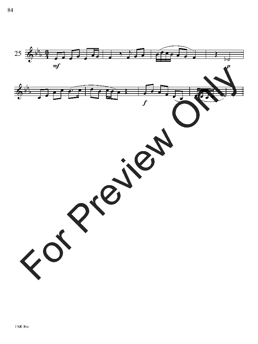 Festival Sight Reading: French Horn P.O.D.