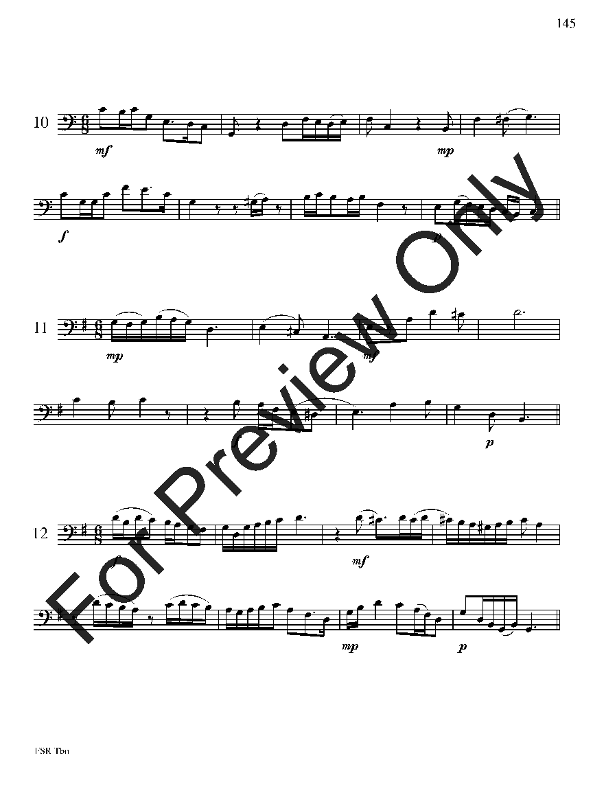 Festival Sight Reading: Trombone P.O.D.