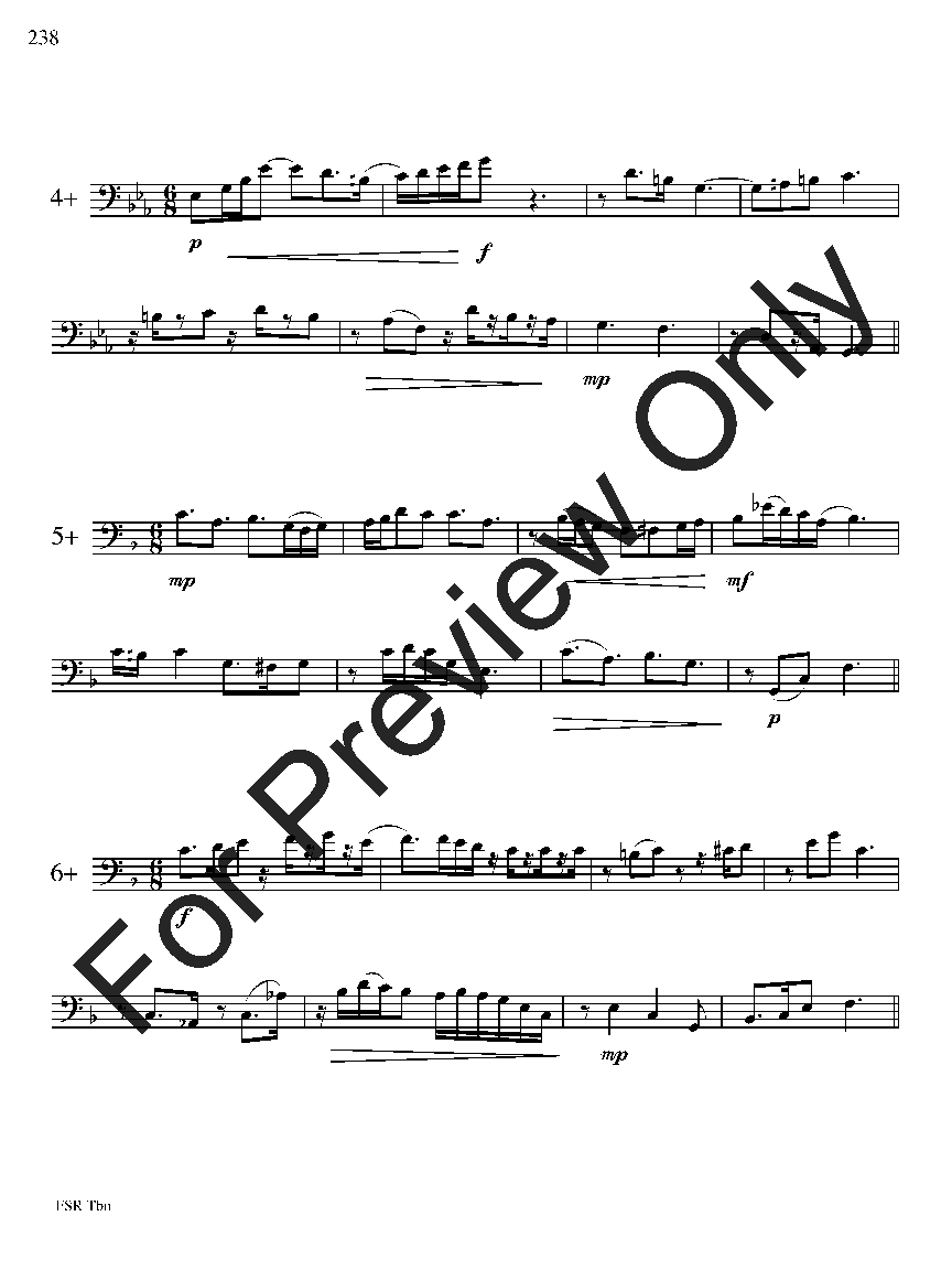 Festival Sight Reading: Trombone P.O.D.