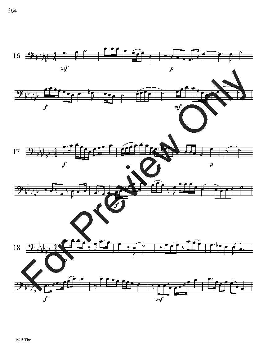 Festival Sight Reading: Trombone P.O.D.