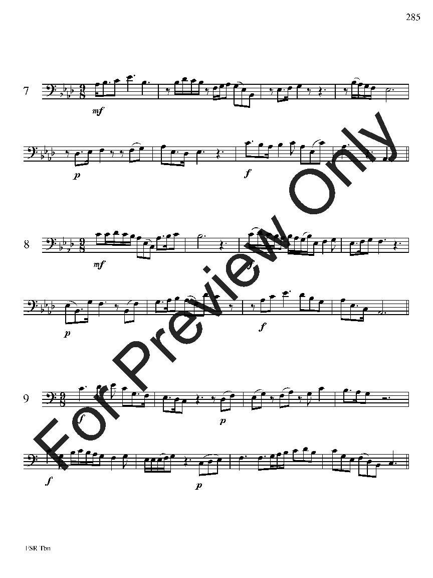 Festival Sight Reading: Trombone P.O.D.