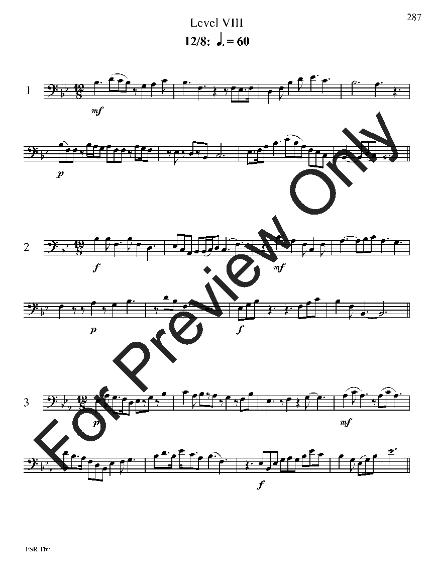 Festival Sight Reading: Trombone P.O.D.