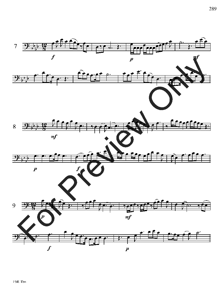 Festival Sight Reading: Trombone P.O.D.