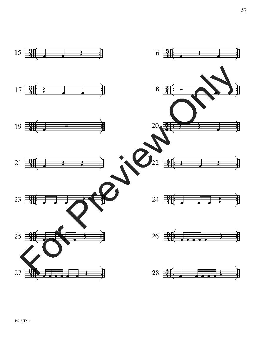 Festival Sight Reading: Trombone P.O.D.